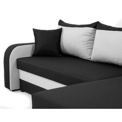 Диван угловой Mirjan24 Dalmir Lux/Kris (Gray/Black) Thumb