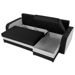 Диван угловой Mirjan24 Dalmir Lux/Kris (Gray/Black) Thumb