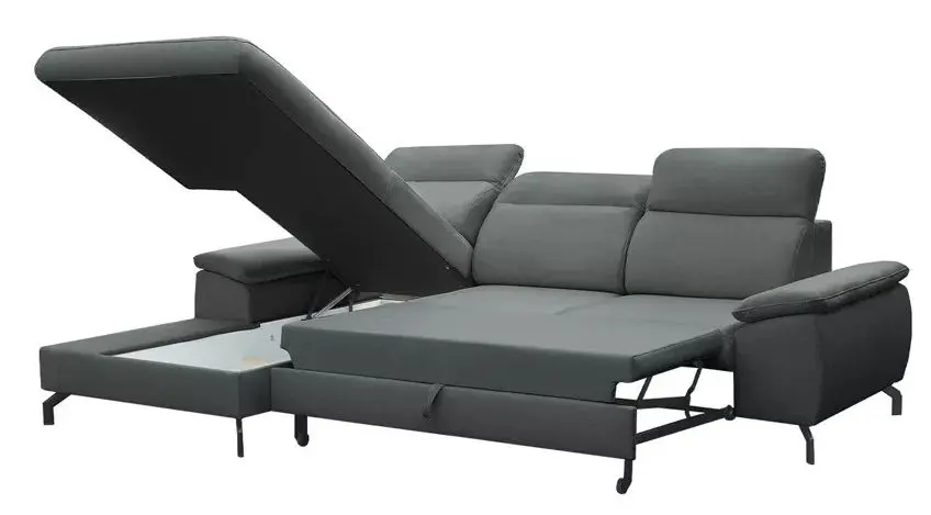 Диван угловой Mirjan24 Danviri/Slavio Left (Gray) - 3