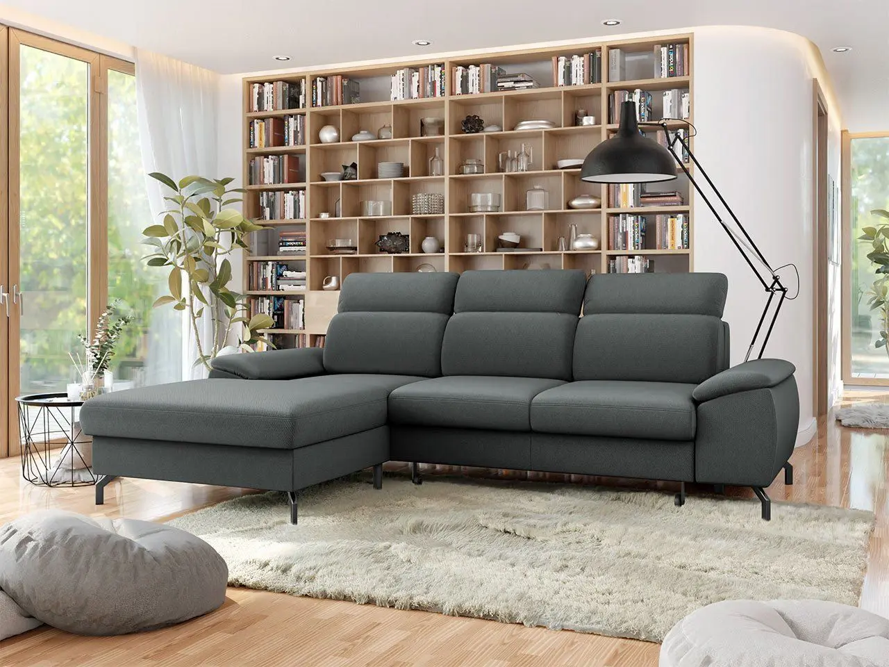 Диван угловой Mirjan24 Danviri/Slavio Left (Gray) - 6