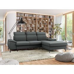 Диван угловой Mirjan24 Danviri/Slavio Right (Gray) Thumb