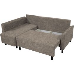 Диван угловой Mirjan24 Debian/Brest (Gray/Black) Thumb