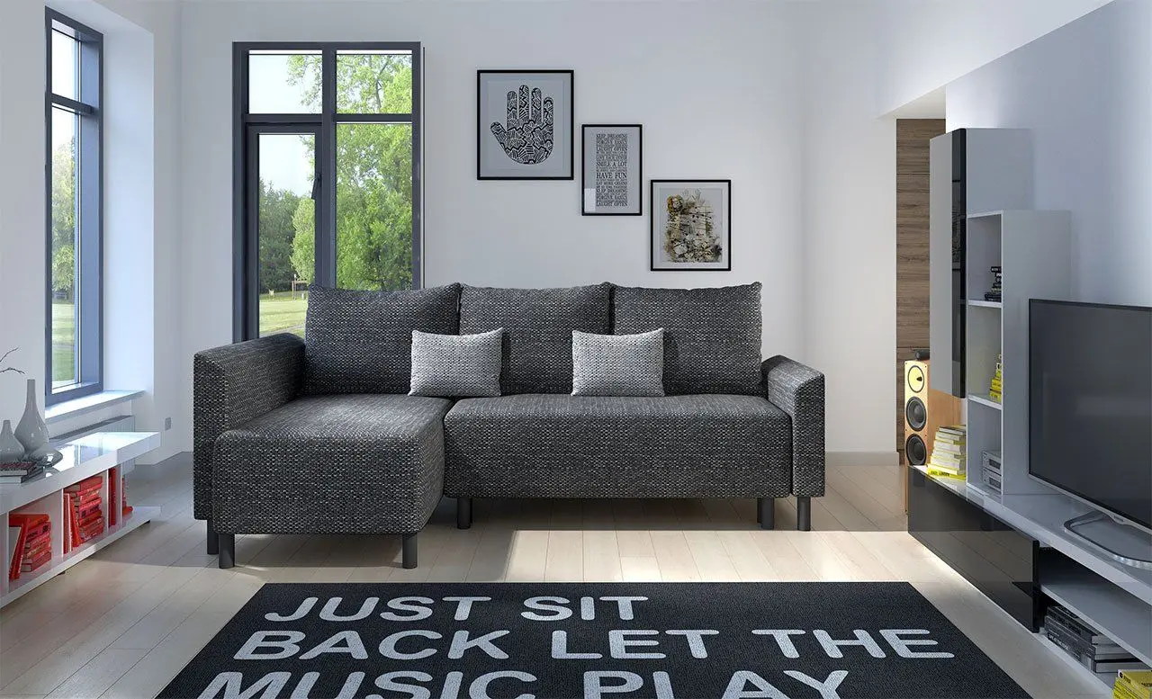 Диван угловой Mirjan24 Debian/Brest (Gray/Light Gray) - 4