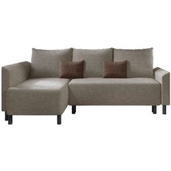 Диван угловой Mirjan24 Debian/Brest (Light Brown/Brown)