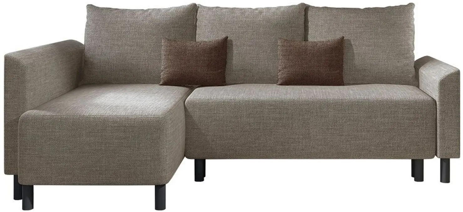 Диван угловой Mirjan24 Debian/Brest (Light Brown/Brown)