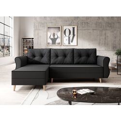 Диван угловой Mirjan24 Destins L/Neapol L (Black) Thumb