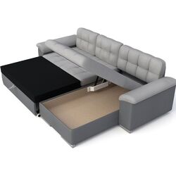 Диван угловой Mirjan24 Dino/Diana Right (Gray/Light Gray) Thumb