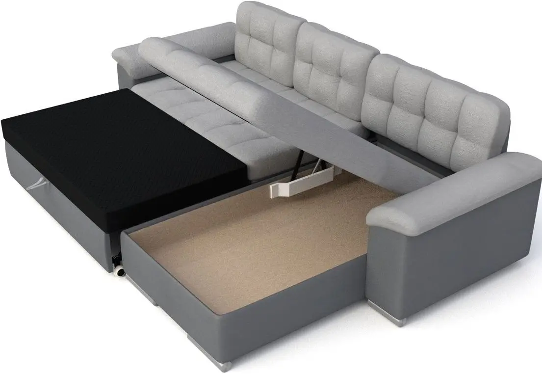 Диван угловой Mirjan24 Dino/Diana Right (Gray/Light Gray) - 2