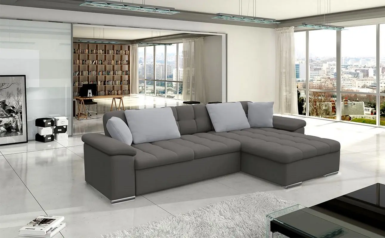 Диван угловой Mirjan24 Dino/Diana Right (Gray/Light Gray) - 3