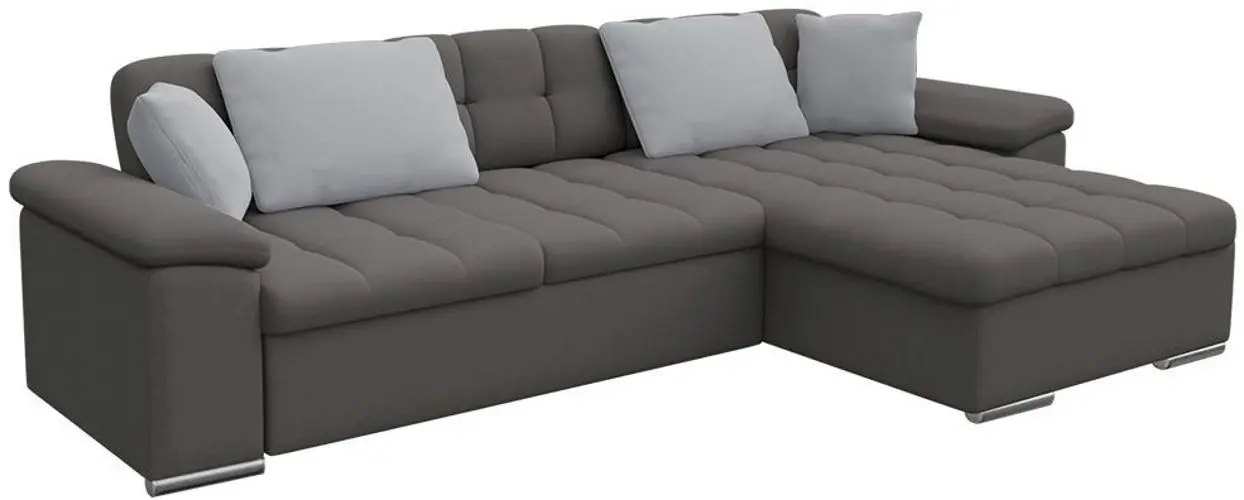 Диван угловой Mirjan24 Dino/Diana Right (Gray/Light Gray)