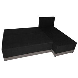 Диван угловой Mirjan24 Henisa/Roco (Black/Gray) Thumb