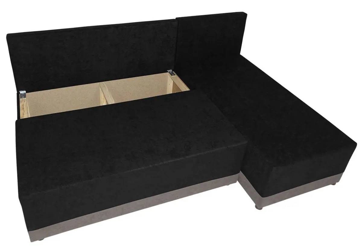 Диван угловой Mirjan24 Henisa/Roco (Black/Gray) - 4