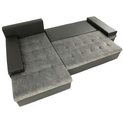 Диван угловой Mirjan24 Kanton/Bangkok Mini Left (Black/Gray) Thumb