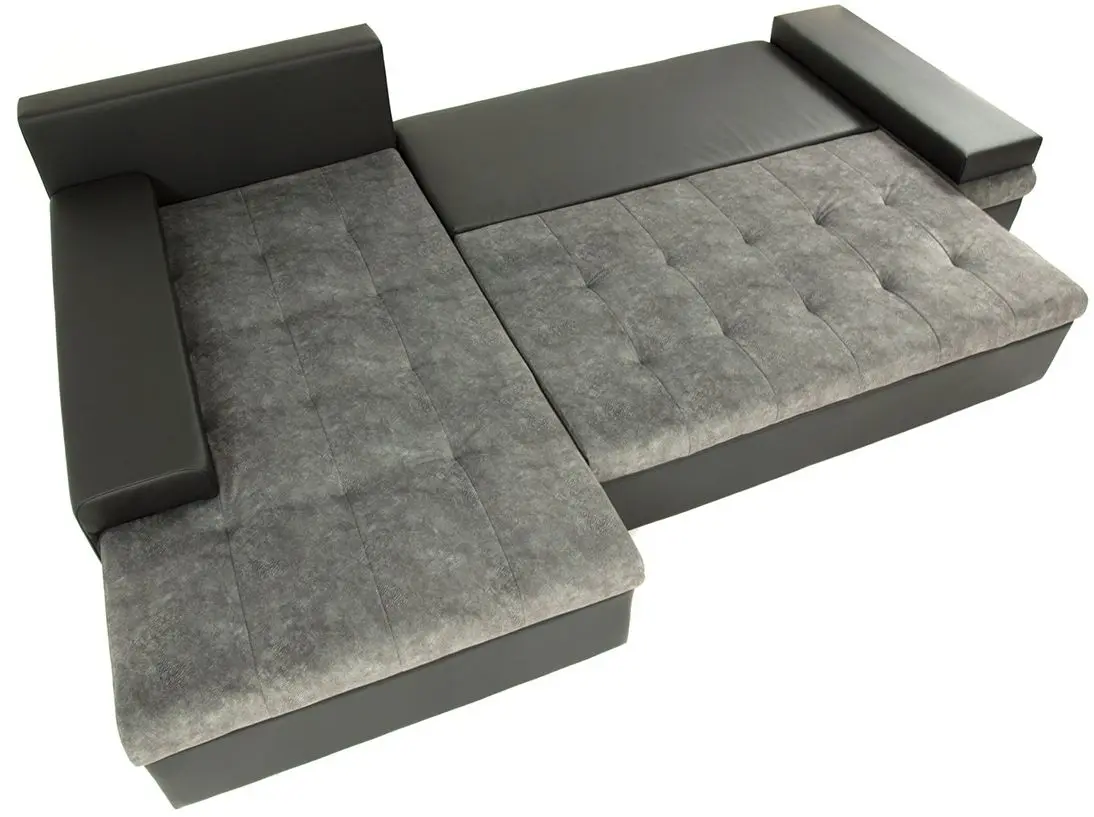 Диван угловой Mirjan24 Kanton/Bangkok Mini Left (Black/Gray) - 6