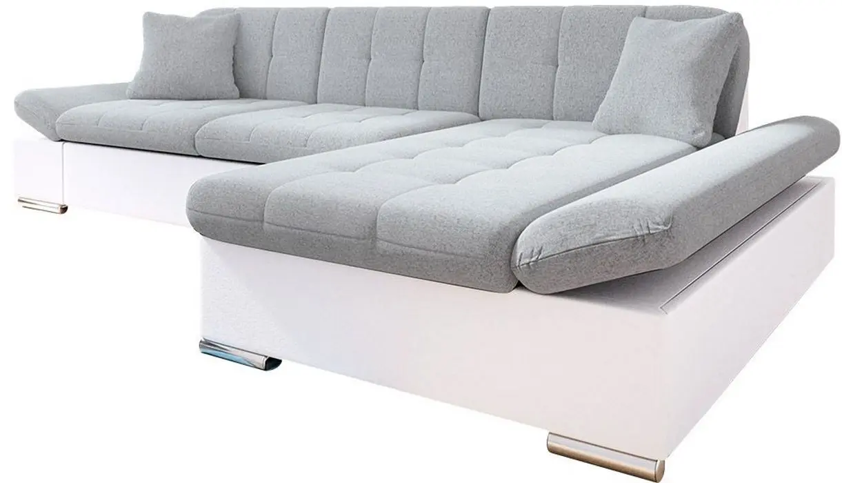 Диван угловой Mirjan24 Laviva/Malwi Right (White/Gray)