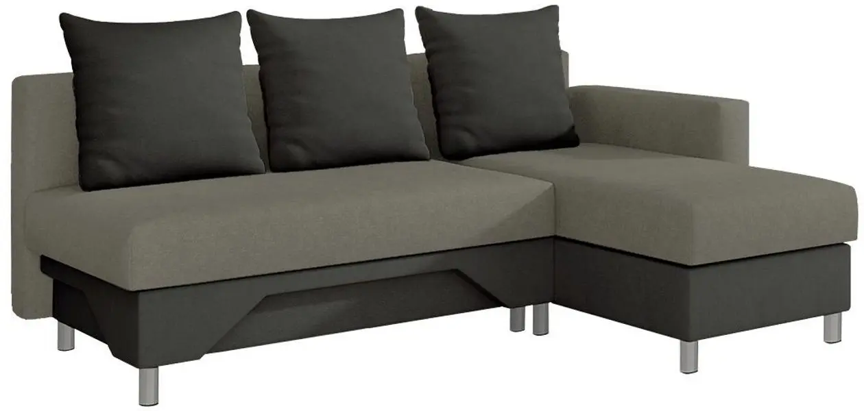 Диван угловой Mirjan24 Martin/Tom Right (Gray/Dark Gray)