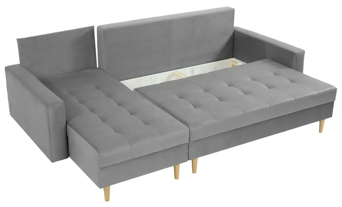 Canapea de colt Mirjan24 Nolatio/Kojan (Black) - 3