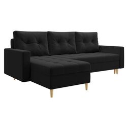 Диван угловой Mirjan24 Nolatio/Kojan (Black)