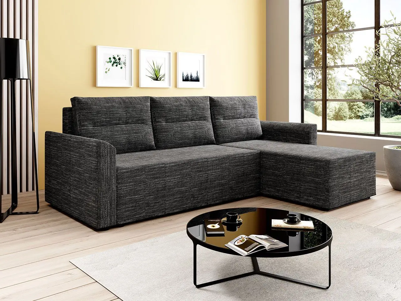 Диван угловой Mirjan24 Palus/Play (Black) - 7