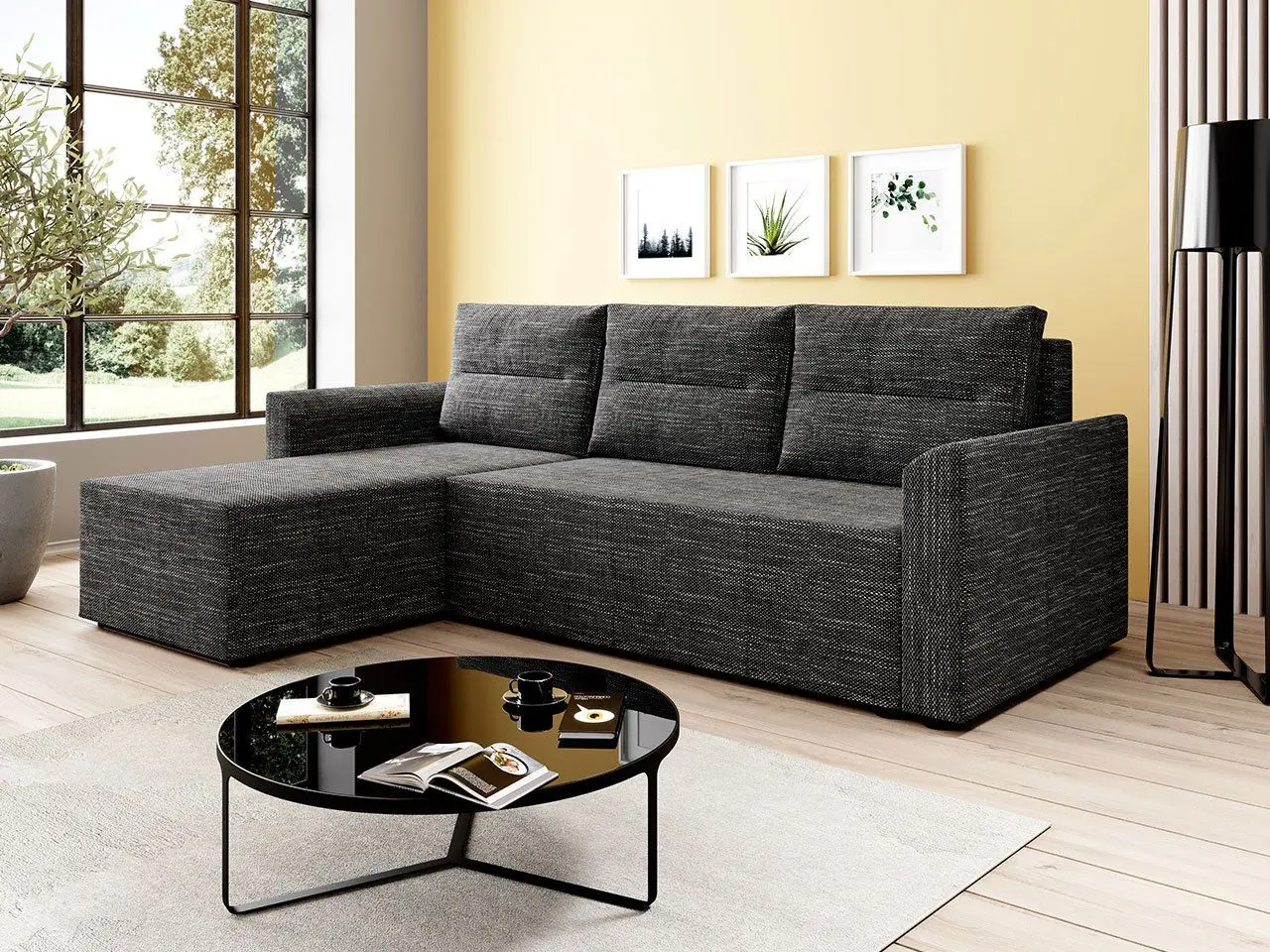 Диван угловой Mirjan24 Palus/Play (Black) - 6