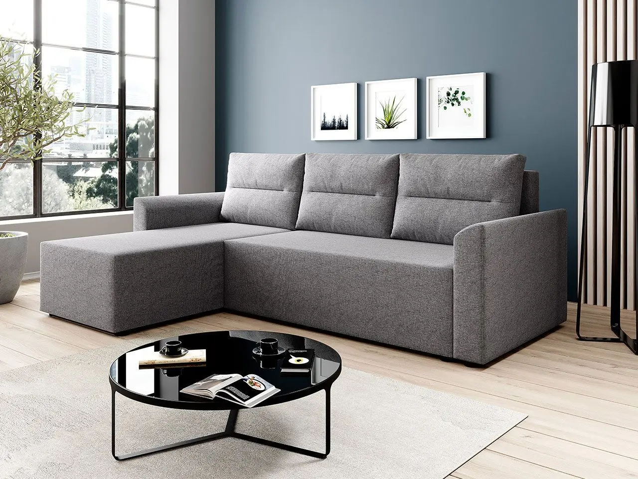 Canapea de colt Mirjan24 Palus/Play (Gray) - 2