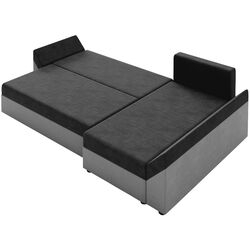 Диван угловой Mirjan24 Peltata/Dante L Alova 04/Alova 36 (Black/Gray) Thumb