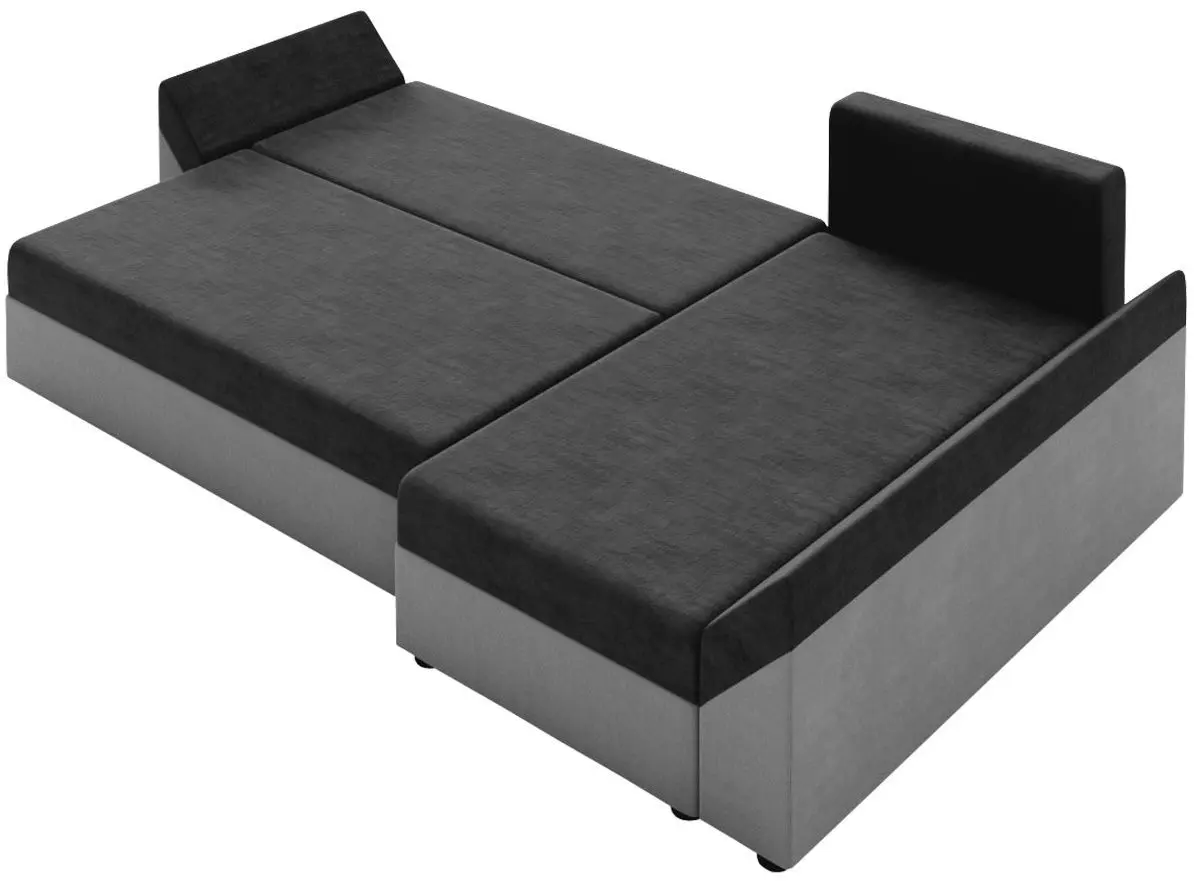 Диван угловой Mirjan24 Peltata/Dante L Alova 04/Alova 36 (Black/Gray) - 3