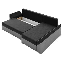 Диван угловой Mirjan24 Peltata/Dante L (Black/Gray) Thumb