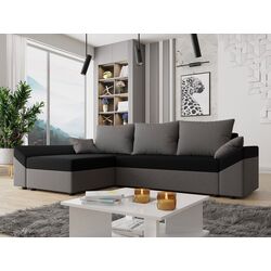 Диван угловой Mirjan24 Peltata/Dante L (Black/Gray) Thumb