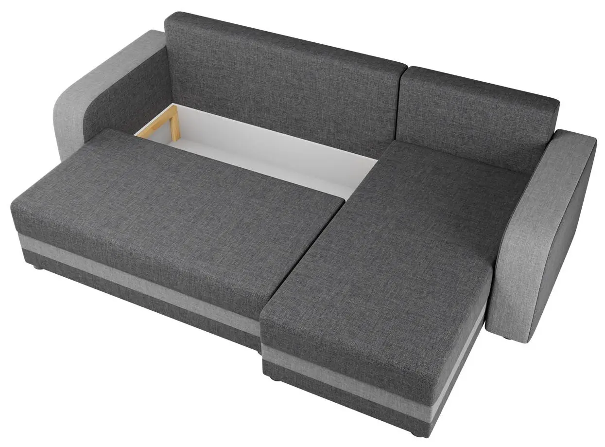 Диван угловой Mirjan24 Poruba Bis/Hewlet Bis (Dak Gray/Beige) - 3