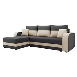 Диван угловой Mirjan24 Poruba Bis/Hewlet Bis (Dak Gray/Beige)