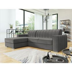 Диван угловой Mirjan24 Ritobeno/Kenzo Left (Gray) Thumb