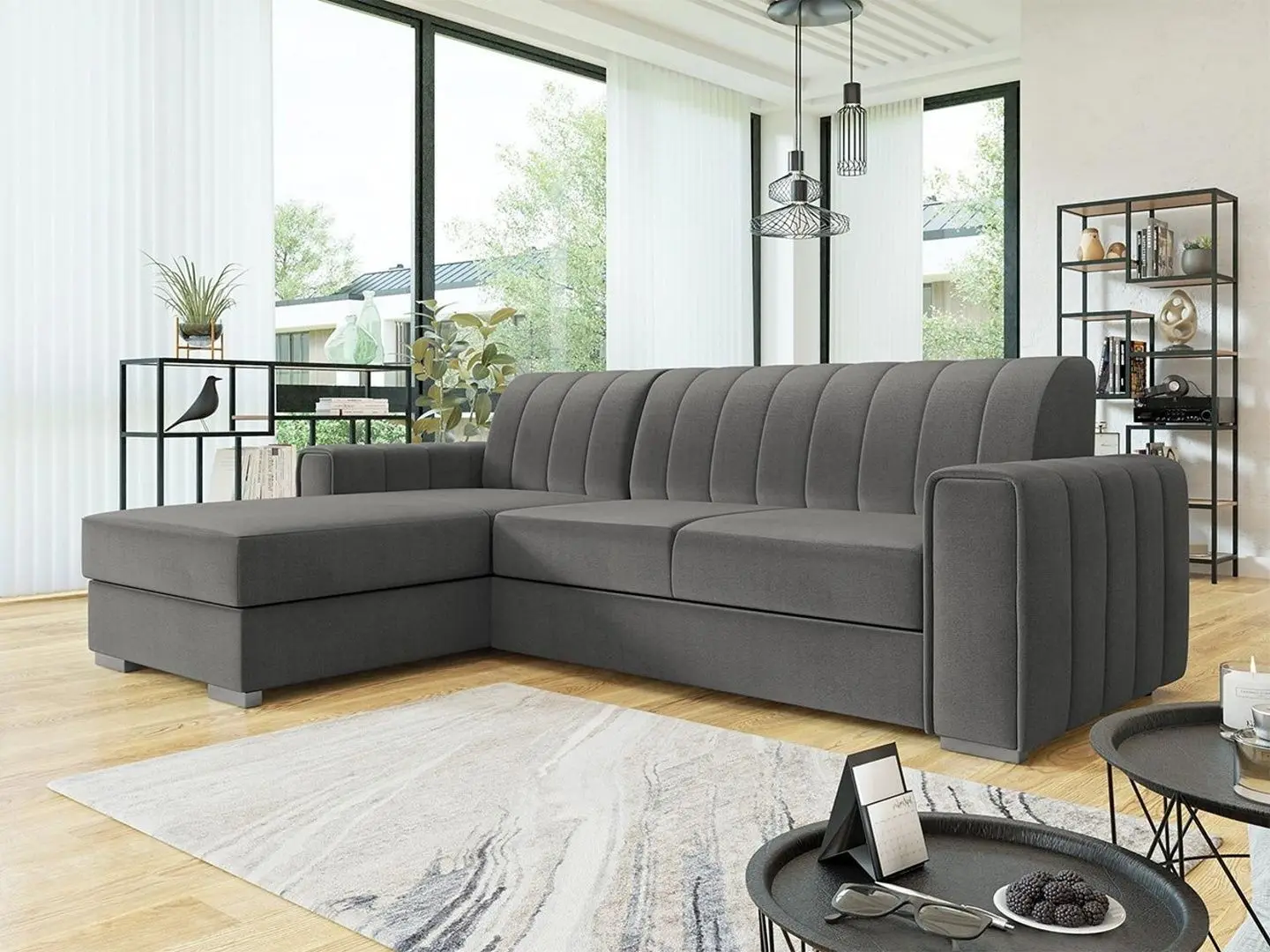 Диван угловой Mirjan24 Ritobeno/Kenzo Left (Gray) - 2