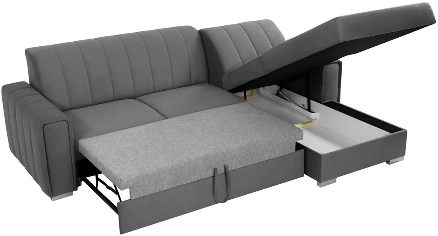 Диван угловой Mirjan24 Ritobeno/Kenzo Left (Gray) - 6