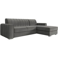 Диван угловой Mirjan24 Ritobeno/Kenzo Right (Gray)