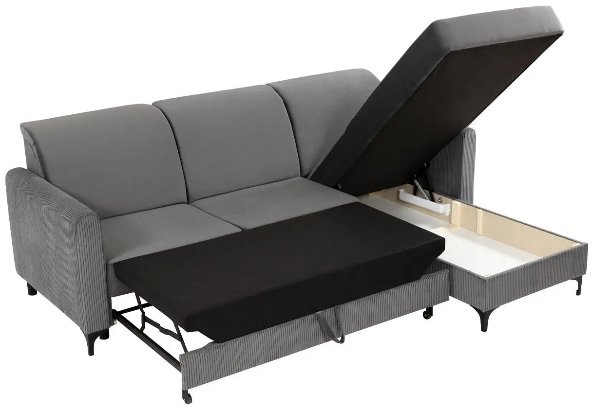 Диван угловой Mirjan24 Sivena/Segulo Poso 100/Paros 01 (Gray Light/Cream) - 5