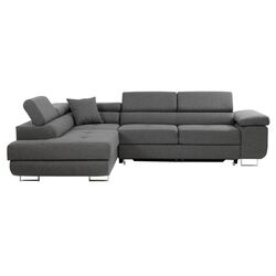 Canapea de colt Mirjan24 Torezio Left (Black) Thumb