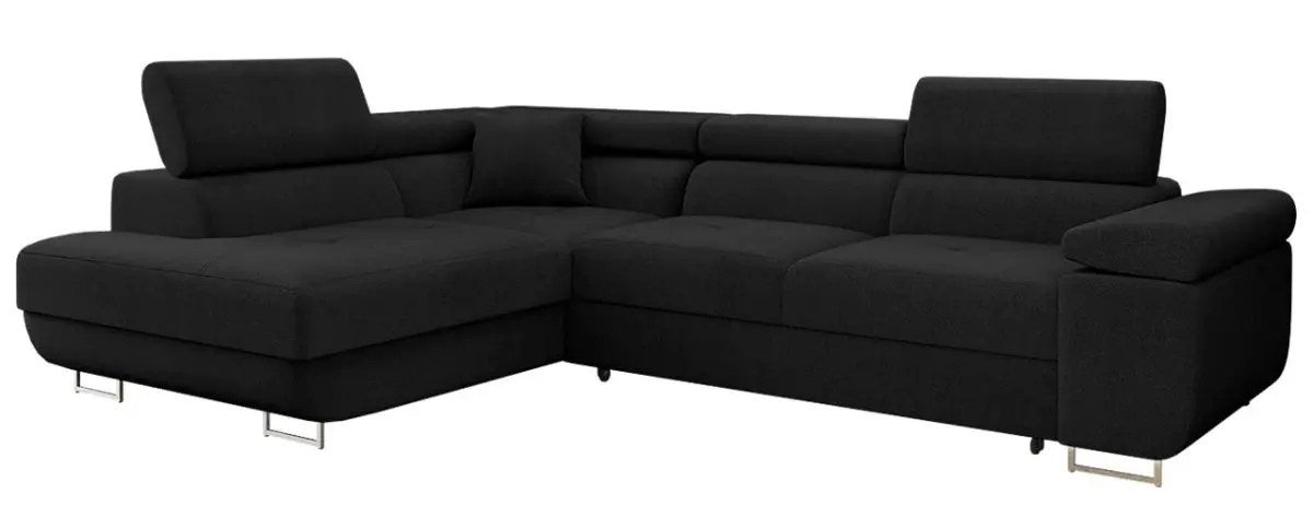 Canapea de colt Mirjan24 Torezio Left (Black)