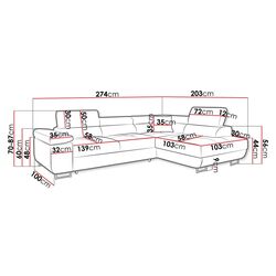 Диван угловой Mirjan24 Torezio Right (Beige) Thumb