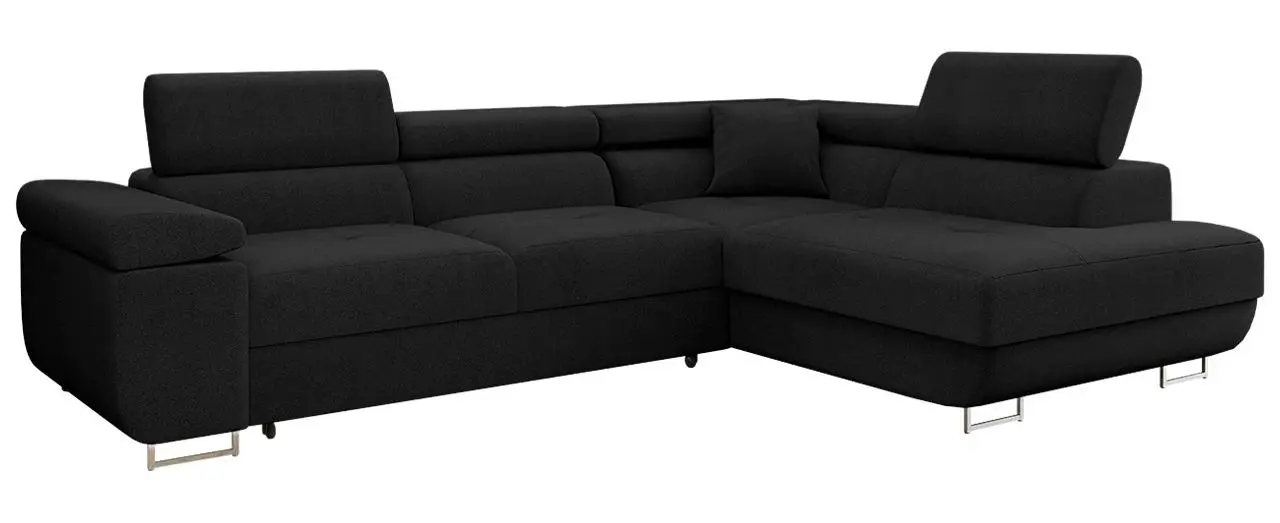 Диван угловой Mirjan24 Torezio Right (Black)