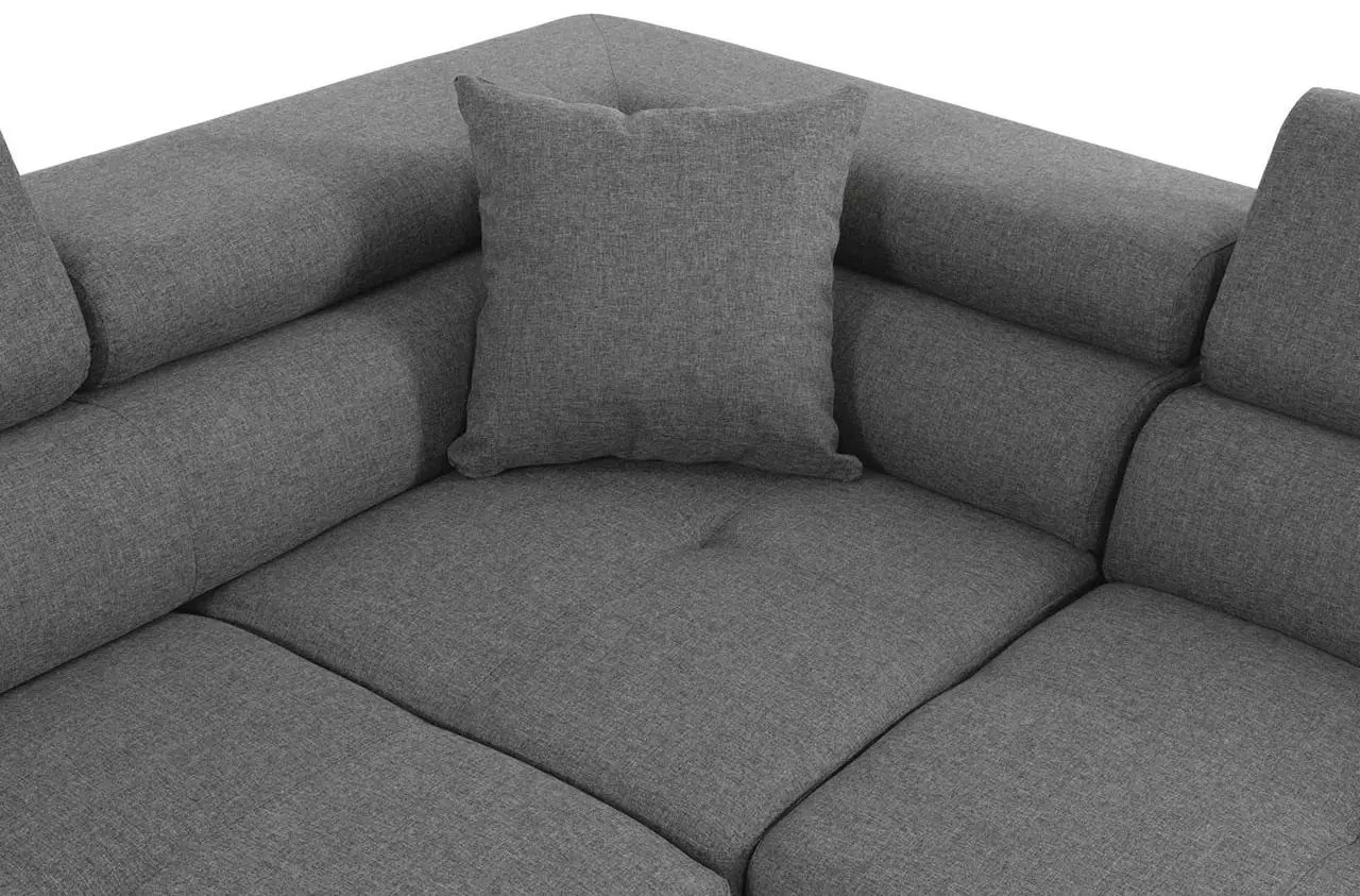 Canapea de colt Mirjan24 Torezio Right (Gray) - 7