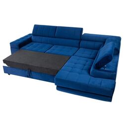 Диван угловой Mirjan24 Wales/Laris Left (Blue) Thumb