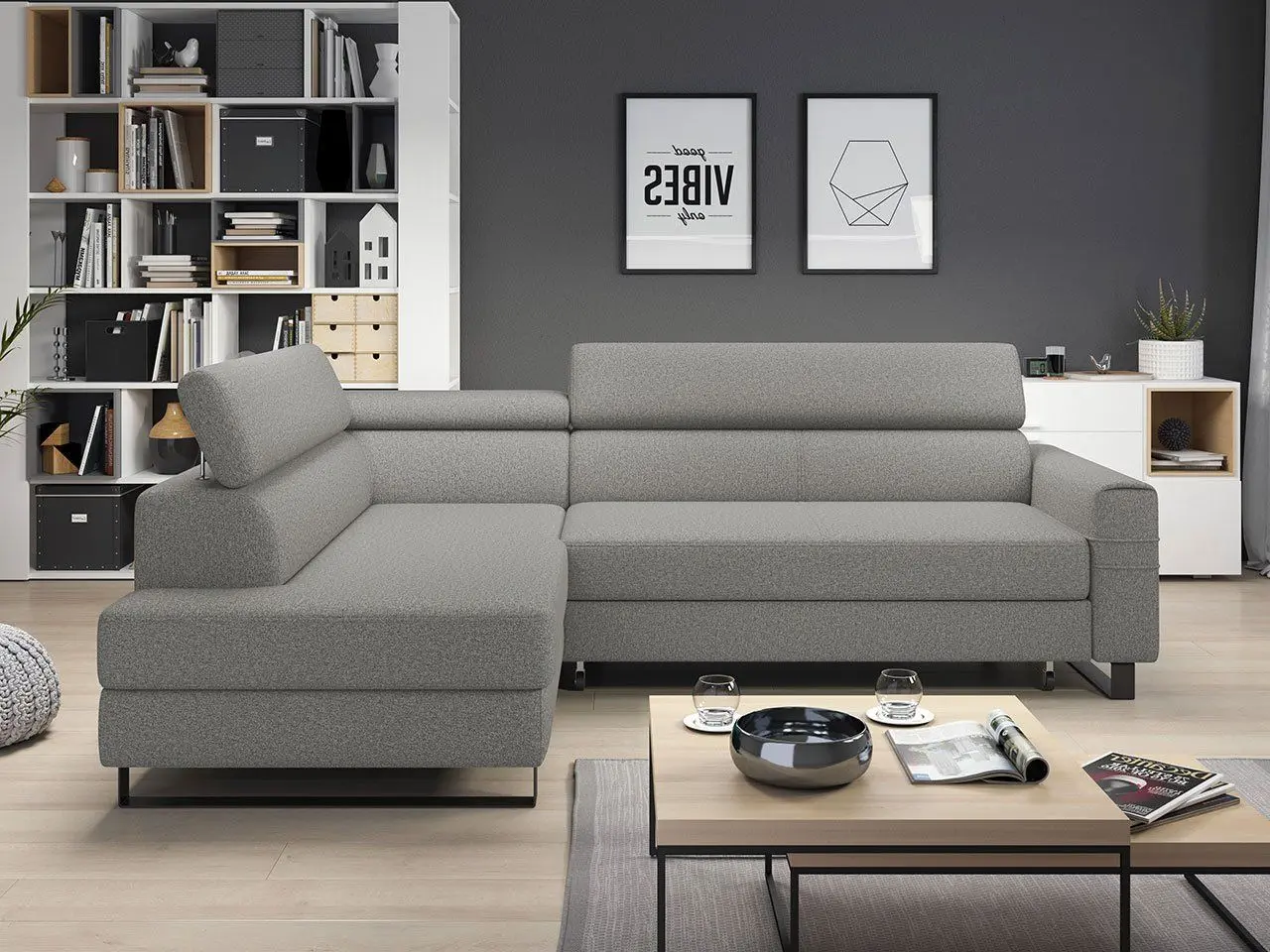 Диван угловой Mirjan24 Widawi/Livio Left (Gray) - 6
