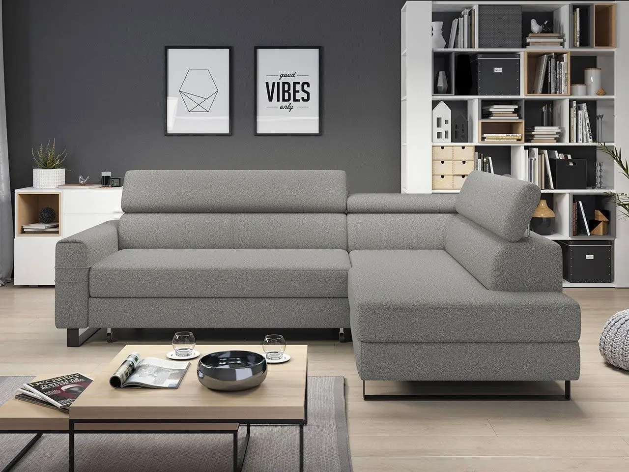 Диван угловой Mirjan24 Widawi/Livio Right (Gray) - 6