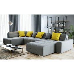Canapea in forma de U Mobhaus Bellis Left (Gray/Mustard) Thumb