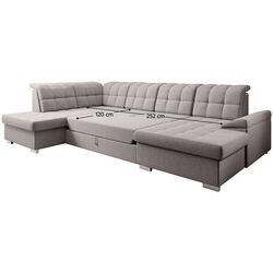 Canapea in forma de U Mobhaus Oreo Left (Taupe) Thumb