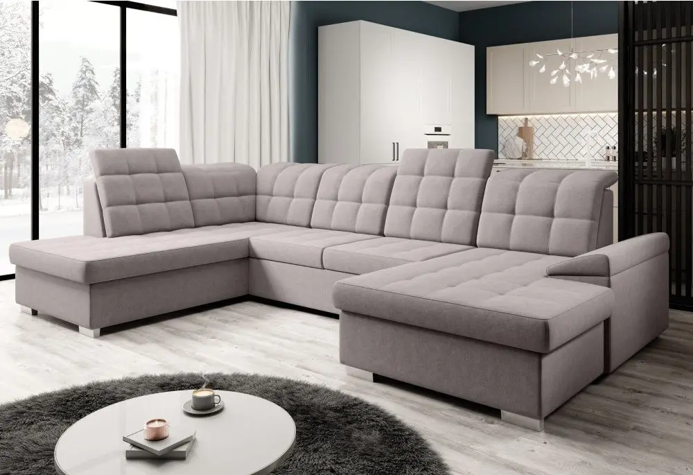 Canapea in forma de U Mobhaus Oreo Left (Taupe)