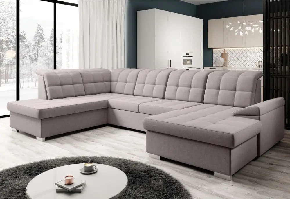 Canapea in forma de U Mobhaus Oreo Left (Taupe)