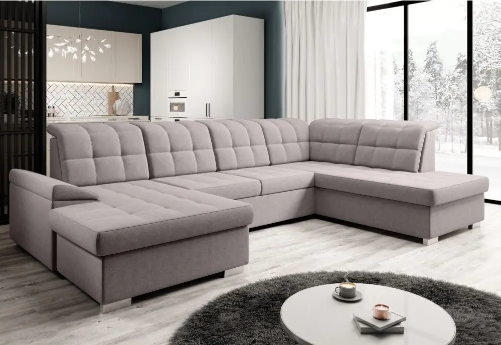 Canapea in forma de U Mobhaus Oreo Right (Taupe)