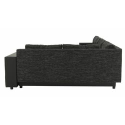 Canapea in forma de U extensibila Mobhaus Anisia (Black) Thumb